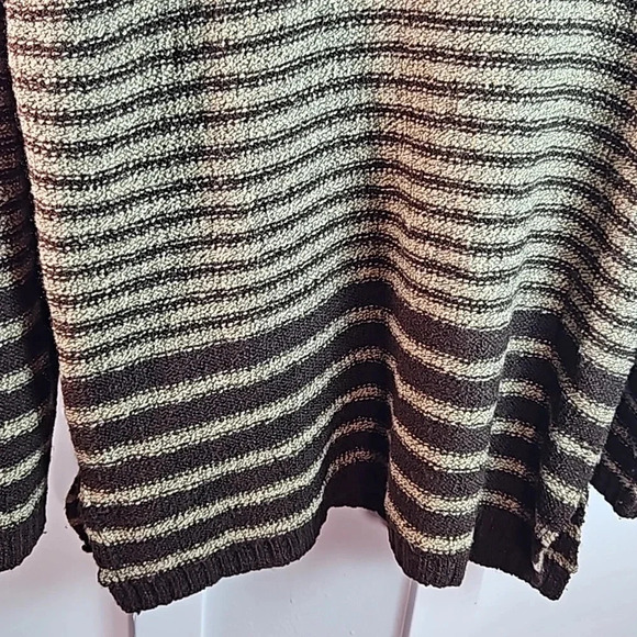 Carolyn Taylor Essentials Striped Turtleneck Tunic Sweater Size L - Picture 9 of 16